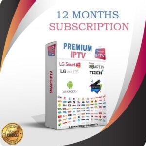 12 Months Premium IPTV Subscription